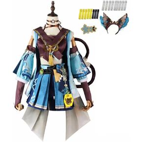 Genshin Impact Kirara Cosplay Costume Uniform Outfit Women Dress for Halloween Party