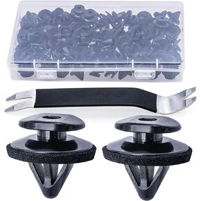 Rexka 51pcs Fender, Rocker, Garnish, Pillar Trim Retainers with Sealer for Subaru 909130088 909130109 Ascent Forester Impreza Legacy Outback Tribeca WRX - Auto Clips Remover