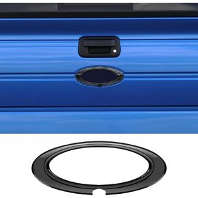 Tailgate Emblem Cover Trim, Rear Trunk Logo Back Badge Decoration Cover Trim for 2009-2014 Ford F150 F-150 Raptor (Black)