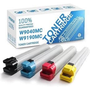 استبدال خرطوشة الحبر المعاد تصنيعها W9040MC W9190MC لطابعات HP Color MFP E77822dn E77822z E77825dn E77825z E77830dn E77830z (KCMY) in Kuwait