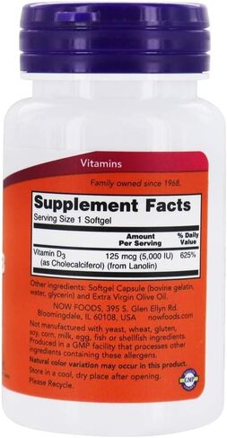 Now Foods D3 5000 IU in Olive Oil, 120 CT in Saudi Arabia