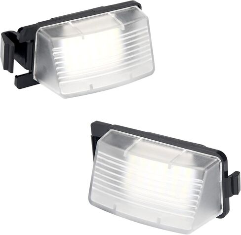 مجموعة مصابيح لوحة ترخيص LED متوافقة مع Nissan 350Z 370Z GT-R Cube Leaf Versa G25 G35 G37 Q40 Q60 6000K أبيض، عبوة من قطعتين in Kuwait
