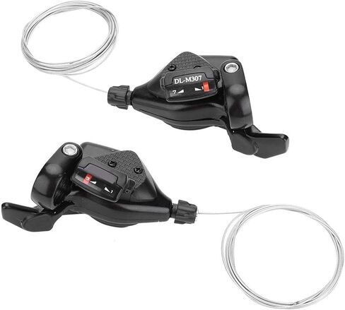 Yosoo 1 Pair Triple 3x7/8/9 Bike Speed Shifter Lever, Aluminum Alloy MTB Mountain Bicycle Derailleur Transmission in Saudi Arabia