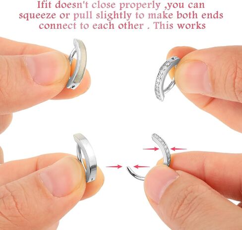 Yolev 3Pcs G23 Titanium Clicker Belly Button Ring Reverse Curved Hoop Navel Barbell Piercing Jewelry Clicker Belly Button Ring for Women Surgical Steel CZ Opal Belly Ring Simple Reverse in Saudi Arabia