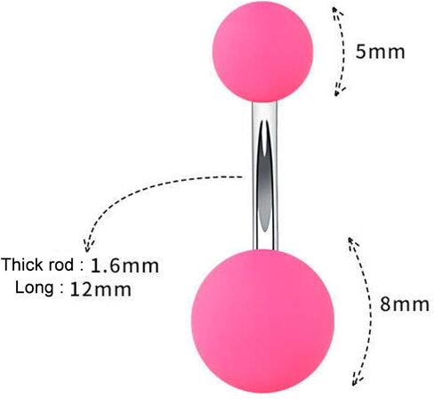 Belly Button Rings Surgical Stainless Steel for Women Pearl Belly Button Piercing Jewelry Barbell Stud Body Piercing (style 1) in Saudi Arabia