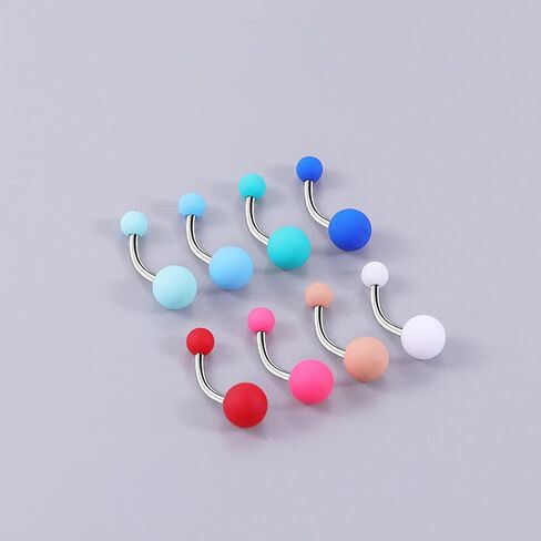 Belly Button Rings Surgical Stainless Steel for Women Pearl Belly Button Piercing Jewelry Barbell Stud Body Piercing (style 1) in Saudi Arabia