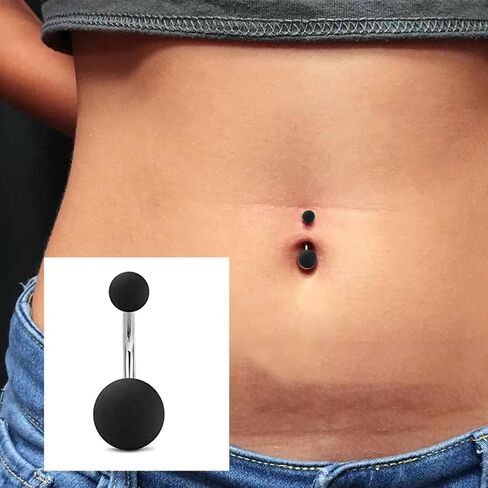 Belly Button Rings Surgical Stainless Steel for Women Pearl Belly Button Piercing Jewelry Barbell Stud Body Piercing (style 1) in Saudi Arabia