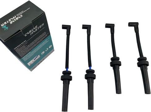 أسلاك توصيل الإشعال للسباقات عالية الأداء من Cable Master لـ Cirrus Sebring (Grand) Voyager Avenger (Grand) Caravan Neon Stratus Eclipse Breeze 2.0 2.4 L4 in Kuwait