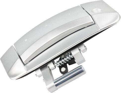 Front Left Driver Side Door Handle Exterior fit for Nissan 350Z 2003 2004 2005 2006 2007 2008 2009, Outside, 80607-CD41E 80607-CD40B 80607-CD40E, Silver in Saudi Arabia