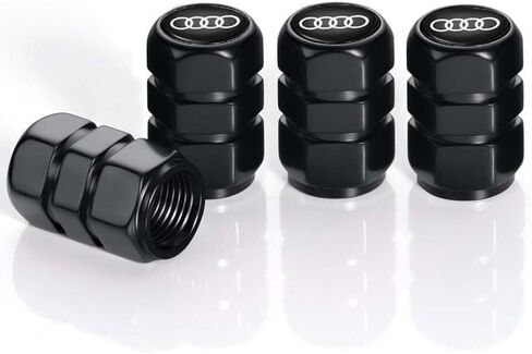 for Corvette C4 C6 C5 C7 C8 Z06 1LT 2LT 3LT ZR1 Anti-Corrosion Leak-Proof Car Tire Accessory Air Caps, Alloy Car Tire Valve Caps,Car Tire Dust Caps(Black 4PCS) Accessory in Saudi Arabia
