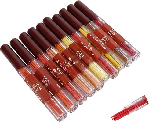 Mechanical Pencil, 2.0mm Rounded Mechanical Pencil Refills Mechanical Pencil Colored Leads for Draft Drawing, Writing, Crafting, Art Sketching,Easy To Replace in Saudi Arabia