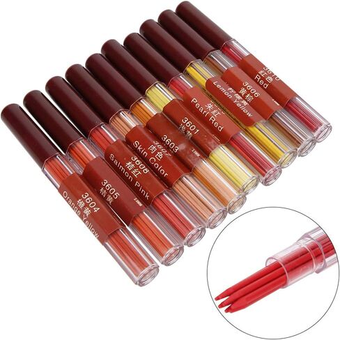 Mechanical Pencil, 2.0mm Rounded Mechanical Pencil Refills Mechanical Pencil Colored Leads for Draft Drawing, Writing, Crafting, Art Sketching,Easy To Replace in Saudi Arabia