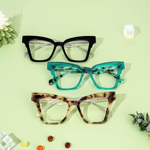 Zeelool Vintage Cat Eye Blue Light Blocking Glasses for Women Andrea JGA305500 in Saudi Arabia