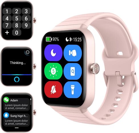 C22 Alexa Bluetooth 1.8" Smart Watch for Men Women in Saudi Arabia