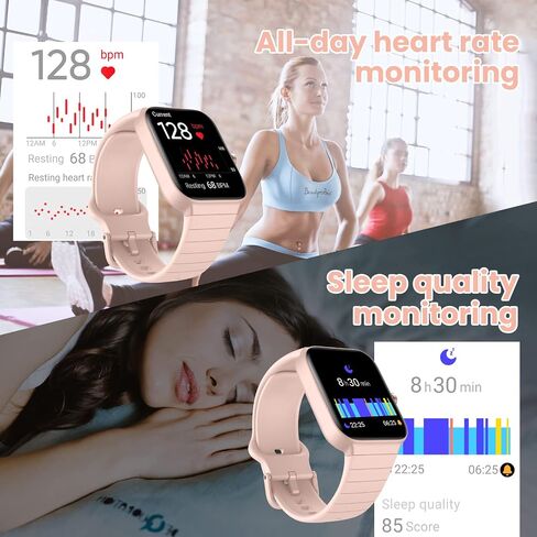C22 Alexa Bluetooth 1.8" Smart Watch for Men Women in Saudi Arabia