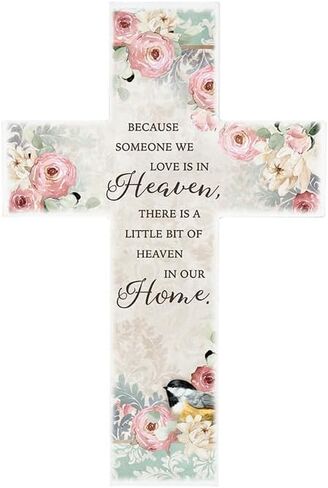 Carson Heaven In Our Home Wall Cross, 10.5-inch Height, Wall Hanging Decoration in Saudi Arabia