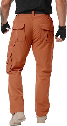 Tactical Pants for Men Stretch, Ripstop Work Pants for Men Lightweight Hiking Cargo Pants Men Water Resistant in Saudi Arabia