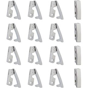 SUPERFINDINGS 16Pcs Bracelet Clasps Alloy Necklace Clasps 316 Surgical Stainless Steel Jewelry Fold Over Clasps for Jewelry Making & Jewelry Clasps Reparing