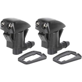 X AUTOHAUX 2pcs CL5644 Windshield Washer Nozzle Jet Spray Double Hole for Toyota Sienna Solara Corolla Tundra 2000-2011