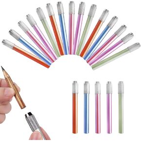 20 Pcs Colorful Pencil Extenders Pencil Lengtheners for Short Pencils, 4 Inches in Kuwait