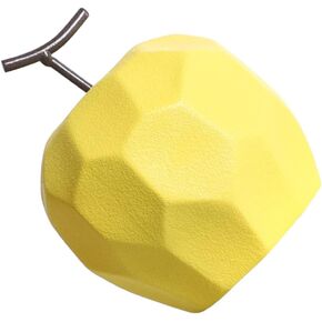 BESPORTBLE Ceramic Fruit Figurines Desktop Geometric Apple Sculpture Ceramic Fruit Household Yellow Ceramics Display Centerpiece Table Decorations