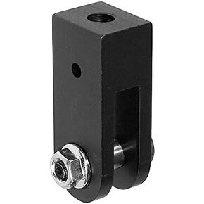 The Light Source 1/2" Threaded Rod Hanger for Mega-Batten Clamp, Black Anodized