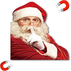 ملصق مغناطيسي للسيارة سانتا عيد الميلاد، ملصق مغناطيسي عالي التحمل للسيارات والشاحنات وسيارات الدفع الرباعي in Kuwait