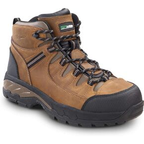 SR Max Winston, Men's, Brown, Hiker Style Comp Toe EH, Slip Resistant Work Shoe