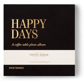 Photo Album Printworks - Happy Days Black (S)