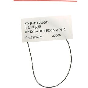Replacement Main Drive Belt for Zebra S4M ZM400 ZM600 ZT410 ZT420 ZT411 ZT421 203dpi 79866M 20006 DO NOT Crimp