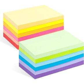 12 Pads Large Sticky Notes Yellow,3 x 5'' Self-Stick Notes Pads Recyclable,100 Sheets/Pad Super Sticking Power 76x127mm,1200 Sheets Clean Removal Sticky Notes Easy to Post for Note Taking,to Do Lists