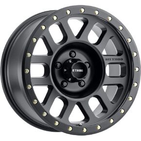 Method Race Wheels 309 Grid Matte Black 17x8.5" 5x5", 0mm offset 4.75" Backspace, MR30978550500