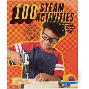 أكثر من 100 نشاط STEAM لن يتعلمه الأطفال في المدرسة: كتاب أنشطة يركز على STEAM مليء بالألغاز ومشاريع DIY وأنشطة أخرى - اجعل التعلم ممتعًا في المنزل!