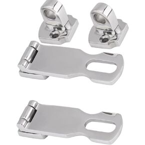 Marine Boat Locker Latch Clamp Anti-Rattle Hatch Fastener，Heavy Duty 316 Stainless Steel Boat Hatch Latch Door Latch