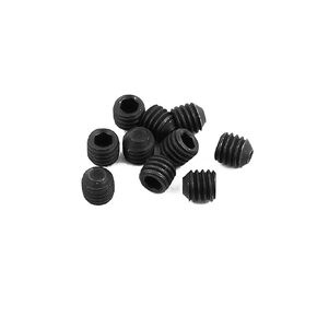 uxcell 10Pcs Metal Black M3x3mm Hex Socket Grub Screw for RC Model Spare Part