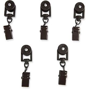 Rod Desyne Cordless Traverse Rod Sliders, Cocoa, 10 Piece