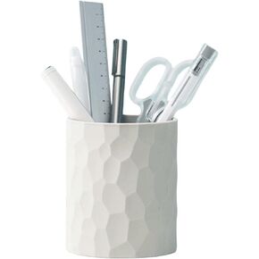 Pen Holder for Desk,Makeup Brush Organizer Cup,Nordic Style Silicone Pencil Holder,Desk decor,Multifunctional Office Supplies for Home,Kids and School,Pen Cup for Desktop Stationery (Beige)