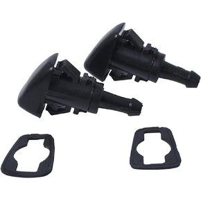 فوهة الزجاج الأمامي من Exerock 5113049AA، مجموعة رذاذ ممسحة للزجاج الأمامي بفتحة واحدة متوافقة مع PT Cruiser Dodge Avenger Journey Jeep Compass 5113049AA in Kuwait