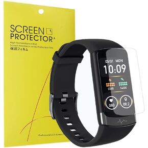 Compatible for MorePro V19 PRO Screen Protector, [6 Pack] Full Coverage TPU Clear Film Compatible for MorePro V19 PRO Fitness Tracker/MorePro HM18 2023 Fitness Tracker (6 PACK)