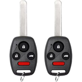 Key Fob Compatible for 2003 2004 2005 2006 2007 Honda Accord Keyless Entry Remote Replacement FCC ID OUCG8D-380H-A (Pack of 2)