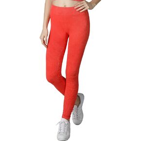 NIKIBIKI Women Seamless Premium Vintage Moto Leggings, One Size