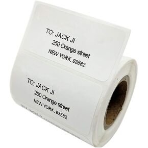 NETUM Self-Adhesive Multi-Purpose Label Paper Compatible for NETUM G5 Label Printer-1 Roll of 300 Labels 50x25mm