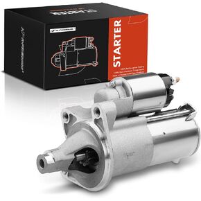 A-Premium Starter Motor Compatible with Dodge & Jeep Model - Wrangler Nitro 2007 2008 2009 2010 2011 4.0L 3.8L, 12V 1.2 KW 10 Teeth Clockwise, Replace# 4801269AB, 4801269AD, 8000160