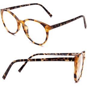 LianSan Sturdy Photochromic Distance Glasses for Women - with Spring Hinge Short-sighted Lens Nearsighted Eyeglasses
