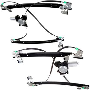 Power Window Regulator with Motor Front Driver Side Front Passenger Side fits for 2004-2007 for Chrysler Town & Country,2004-2007 for Dodge Caravan,2004-2007 for Dodge Grand Caravan 741-534,741-535 in Kuwait