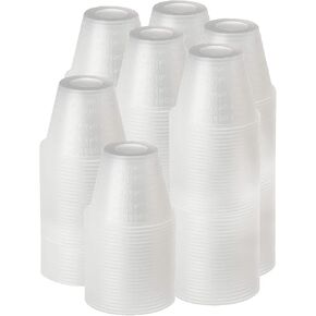 [300 Count - 1 oz.] Perfect Stix Disposable Graduated Plastic Medicine Cups - For Mixed Pills, Medication Measuring, Resin Mixing, Mouthwash in Saudi Arabia