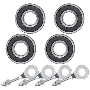 4 Bearings Front and Rear Wheel Bearing Set Compatible with Coleman CT200U CT200U-EX Mini Trail Bike Part: GB276-89/6202RS