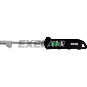 EXELAIR EX516DIG by Milton Digital Dual Head Tire Gauge with Extended Swivel Air Chuck,Black/Silver