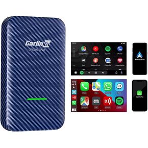 CarlinKit 4.0 CP2A Adapter for Wired CarPlay Car, 2 in 1-Convert Wired CarPlay to Wireless,Wired CarPlay to Wireless Android Auto(for Android 10+)
