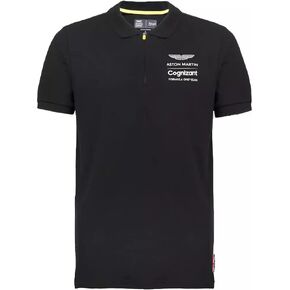 Aston Martin Cognizant F1 Lifestyle Polo Shirt Black